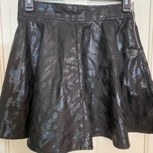 Rock and Republic Black Flared Skirt